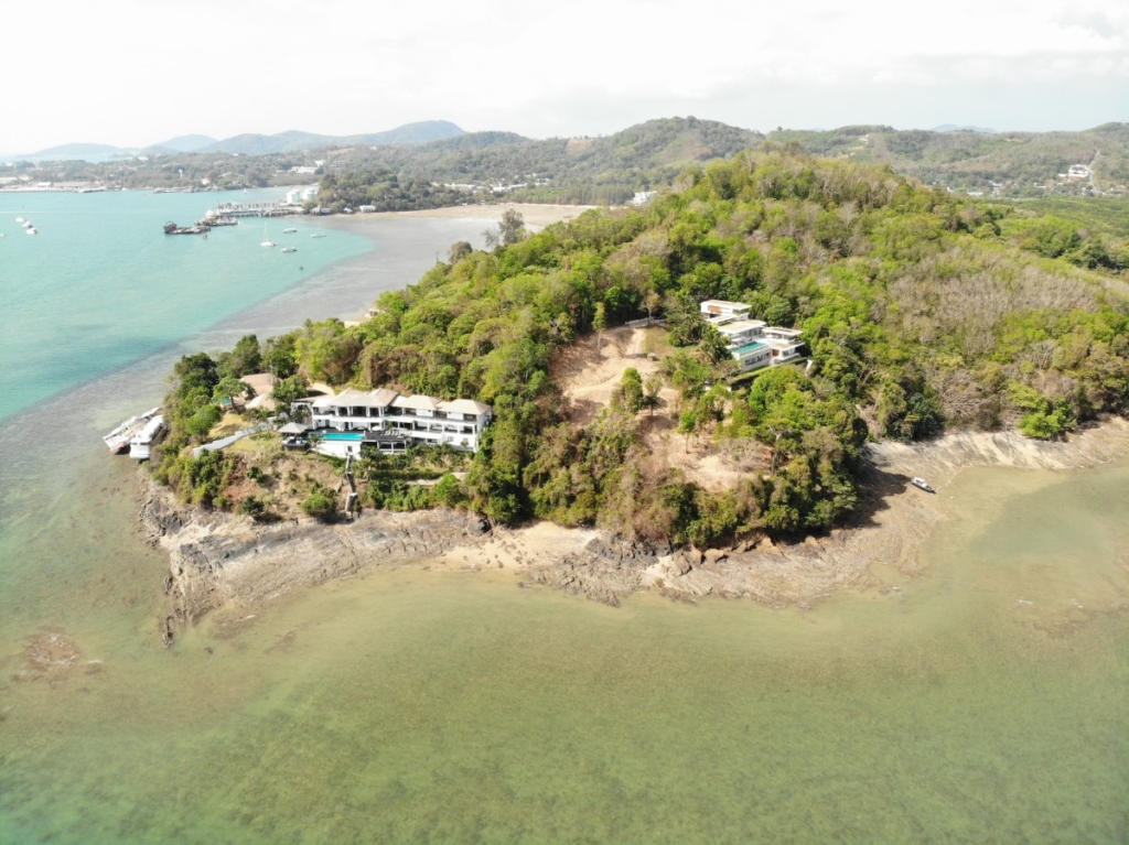 Phuket Ocean Front Land - Ariel View